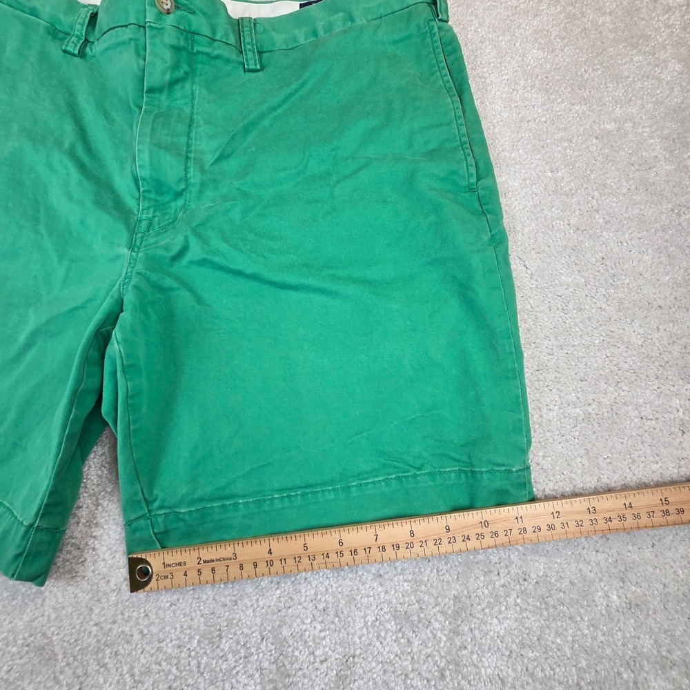 Polo Ralph Lauren Mens Green Stretch Chino Shorts Size 38‎ Classic Fit Cotton - Picture 9 of 10